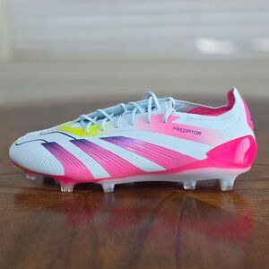 Adidas Predator Elite FG Almost Blue Pink Soccer Cleats Men's Size 10 New IE3950